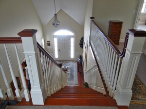 View from second floor main landing